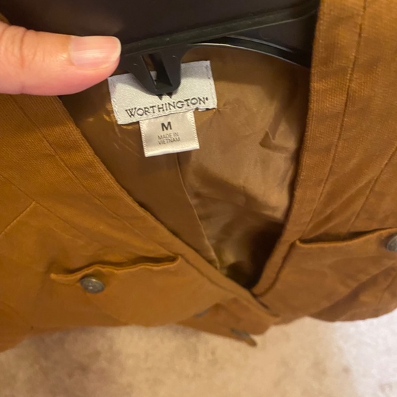 Brown Short Sleeve Women’s Jacket - Size Medium - Picture 11 of 13